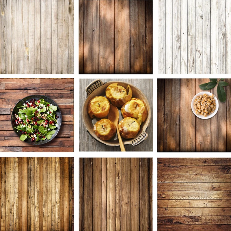 Wood Board Backdrop Food Photography Background Texture Studio Video Photo Backgrounds Props Decoration 60x60cm
Wood Board Backdrop Food Photography Background Texture Studio Video Photo Backgrounds Props Decoration 60x60cm