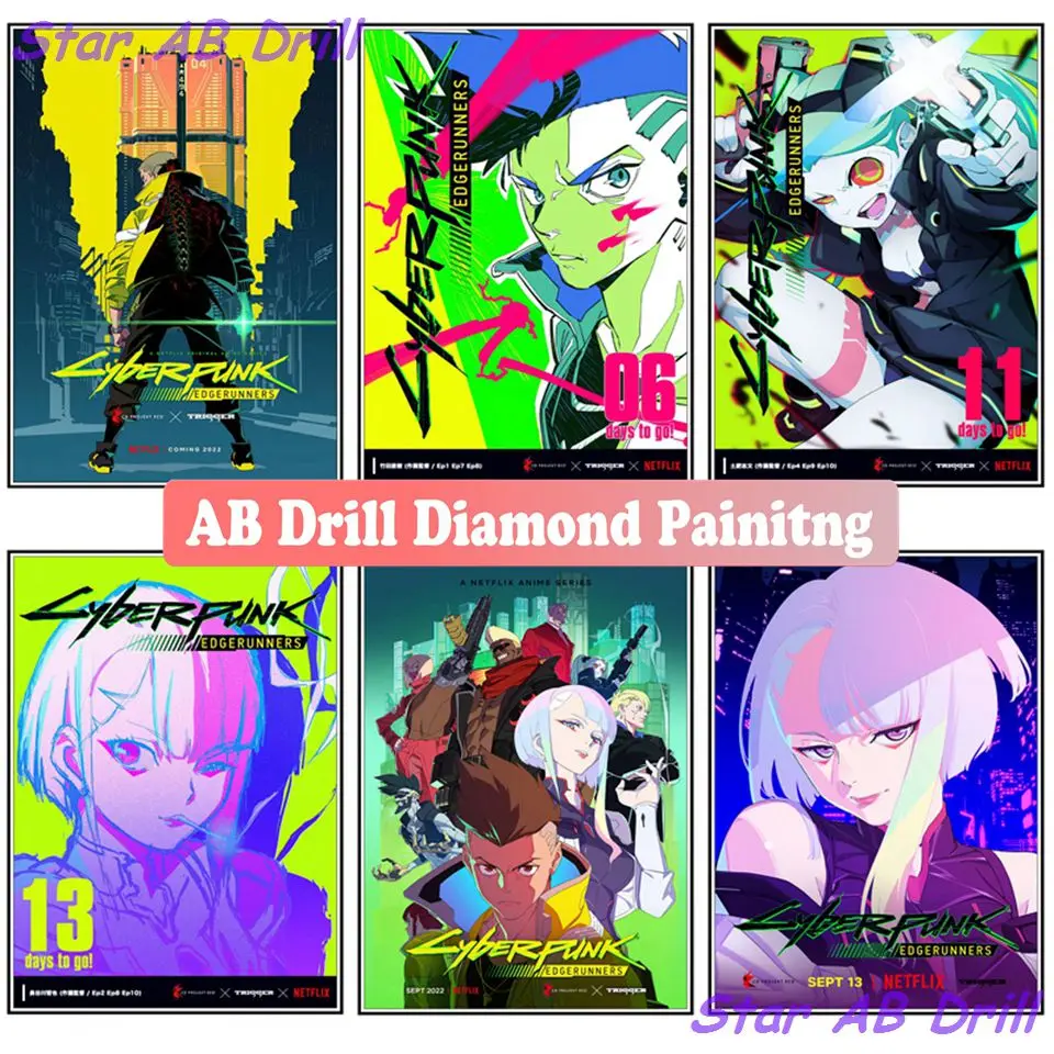 AB Drill киберпанк Edgerunners 5D Набор для алмазной живописи искусство вышивки крестиком домашний декор
AB Drill киберпанк Edgerunners 5D Набор для алмазной живописи искусство вышивки крестиком домашний декор