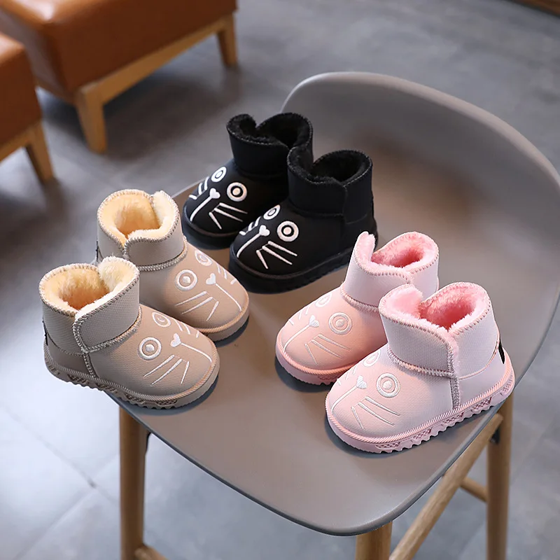 Kids Girls Snow Boots Winter New Thickened Plush Children Boots Baby Boy Cotton Shoes Non-slip Soft Sole Infant Toddler Booties
Kids Girls Snow Boots Winter New Thickened Plush Children Boots Baby Boy Cotton Shoes Non-slip Soft Sole Infant Toddler Booties