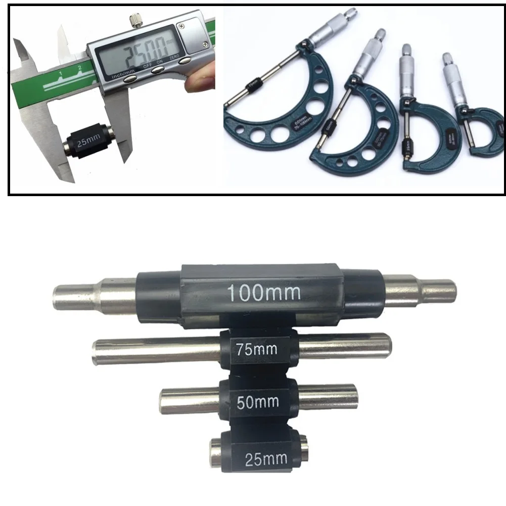 25-200mm Caliper Micrometer Reference Rod Gauge Accessories Inner Diameter Outer Diameter Calibration Block Rod Bar Ring Gauge
25-200mm Caliper Micrometer Reference Rod Gauge Accessories Inner Diameter Outer Diameter Calibration Block Rod Bar Ring Gauge