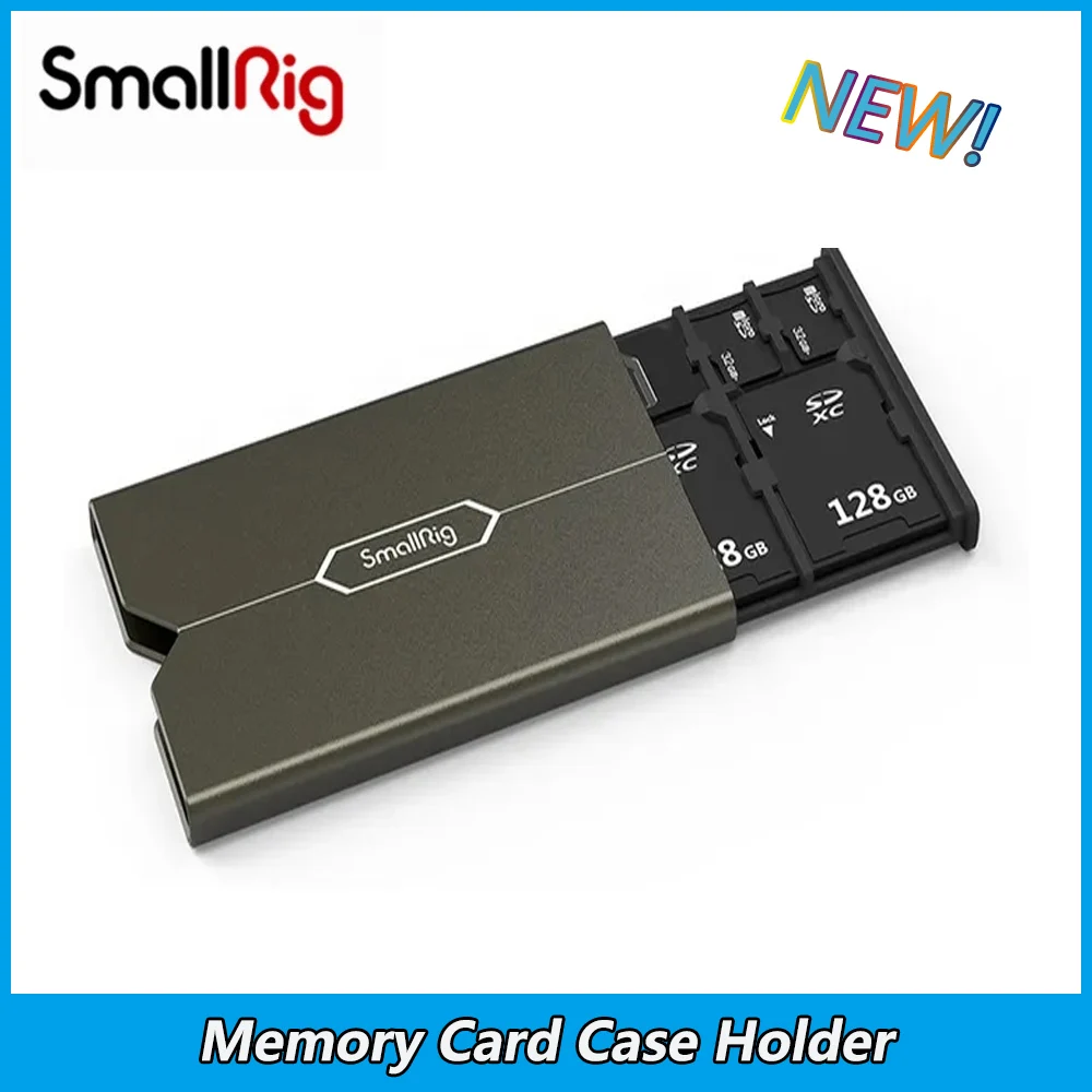 SmallRig Memory Card Case Holder Memory Card Storage Holder Anti-Shock Anti-Fall and Scratch DSLR Camera Rig 2832
SmallRig Memory Card Case Holder Memory Card Storage Holder Anti-Shock Anti-Fall and Scratch DSLR Camera Rig 2832