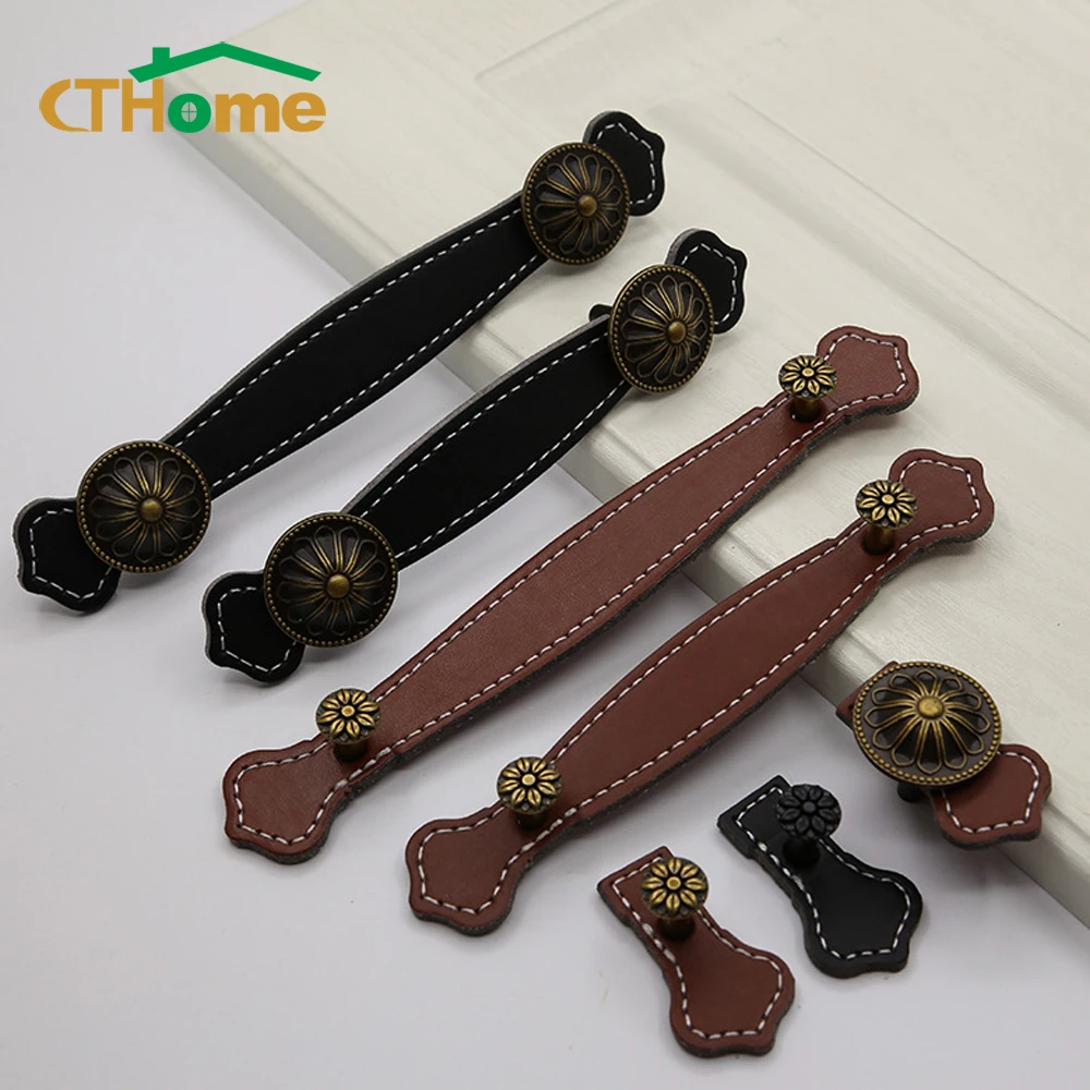 Leather Handle Nordic Knobs and Handles for Desk Drawers Wardrobe Kitchen Cabinets Pulls Door Handle Furniture Hardware
Leather Handle Nordic Knobs and Handles for Desk Drawers Wardrobe Kitchen Cabinets Pulls Door Handle Furniture Hardware