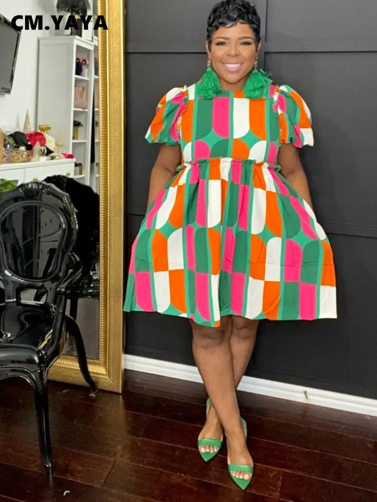 Knee Length Dress 2023 Chic Vestidos Sexy Club Party Dresses Women Puff Short Sleeve High Waist Plaid Printed Big Swing
Knee Length Dress 2023 Chic Vestidos Sexy Club Party Dresses Women Puff Short Sleeve High Waist Plaid Printed Big Swing