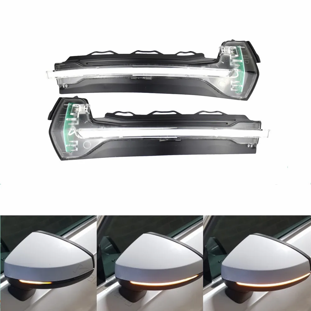 

2pcs Dynamic Blinker LED Turn Signal Light Sequential Mirror Flowing For Audi A3 8V S3 RS3 2013 2014 2015 2016 2017-2020