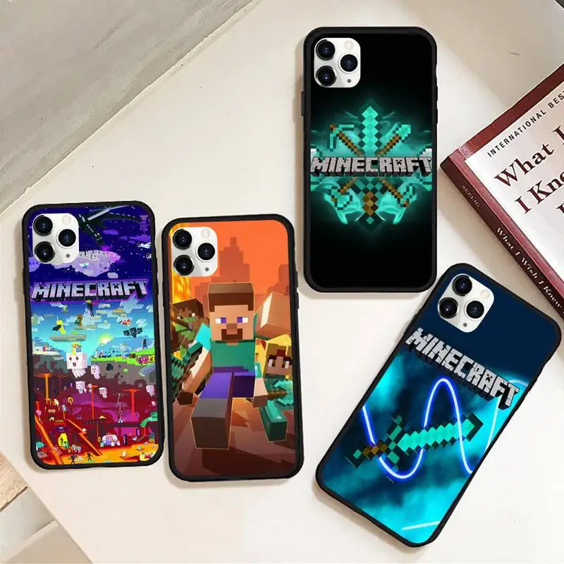 Sandbox Game MINECRAFT Mini World Phone Case Rubber For iphone 12 11 Pro Max Mini XS Max 8 7 6 6S Plus X 5S SE 2020 XR cover
Sandbox Game MINECRAFT Mini World Phone Case Rubber For iphone 12 11 Pro Max Mini XS Max 8 7 6 6S Plus X 5S SE 2020 XR cover