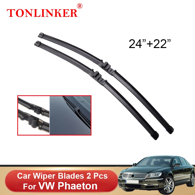 TONLINKER Car Front Windscreen Wiper Blades For Volkswagen VW Phaeton 2004-2010 2011-2016 Accessories Wiper Blade Brushes Goods
TONLINKER Car Front Windscreen Wiper Blades For Volkswagen VW Phaeton 2004-2010 2011-2016 Accessories Wiper Blade Brushes Goods
