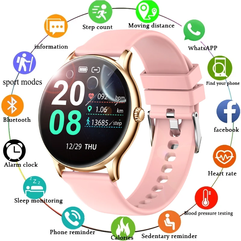 LIGE Smart Watch For Women Bluetooth Call Heart Rate Monitoring Sports Fitness Tracker Watches IP67 Waterproof Smartwatch Men
LIGE Smart Watch For Women Bluetooth Call Heart Rate Monitoring Sports Fitness Tracker Watches IP67 Waterproof Smartwatch Men