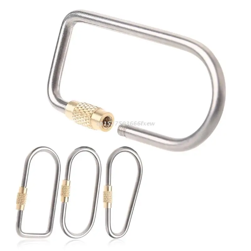 Screw Lock Climbing Gear Carabiner Titanium Alloy Quick Links Safety Snap Hook Chain Connecting Ring Carabiner Chain
Screw Lock Climbing Gear Carabiner Titanium Alloy Quick Links Safety Snap Hook Chain Connecting Ring Carabiner Chain