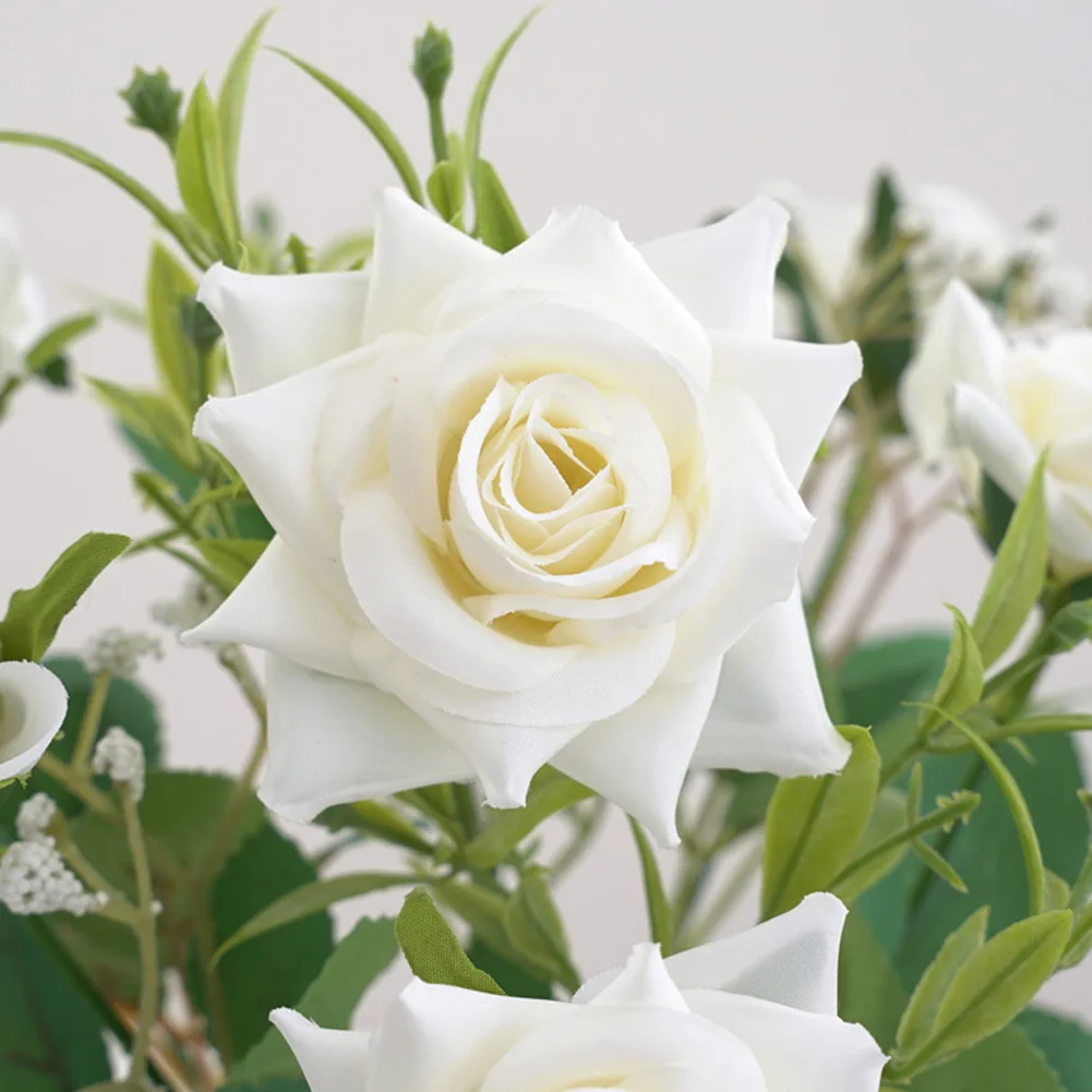 7 Heads Artificial Flower Silk Rose White Peony Bouquet Fake Flower For Wedding Bridal Bouquet Table Party Vase Home Decor
7 Heads Artificial Flower Silk Rose White Peony Bouquet Fake Flower For Wedding Bridal Bouquet Table Party Vase Home Decor