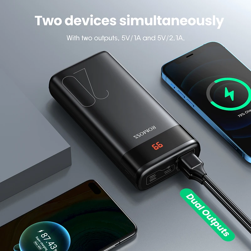 Внешний аккумулятор Ares 20 на 10 000 мА · ч с портами USB Type-C и поддержкой быстрой зарядки
Внешний аккумулятор Ares 20 на 10 000 мА · ч с портами USB Type-C и поддержкой быстрой зарядки