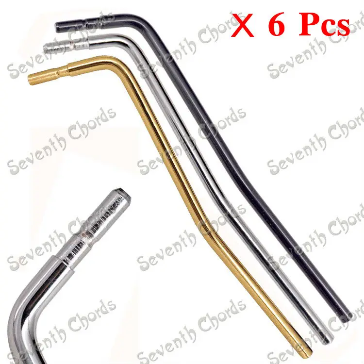 6 Pcs 2 Colors Direct Insertion Style Electric Guitar Tremolo Arm Whammy Bar -- Insert Part Diameter 5mm - Chrome - Black - Gold
6 Pcs 2 Colors Direct Insertion Style Electric Guitar Tremolo Arm Whammy Bar -- Insert Part Diameter 5mm - Chrome - Black - Gold