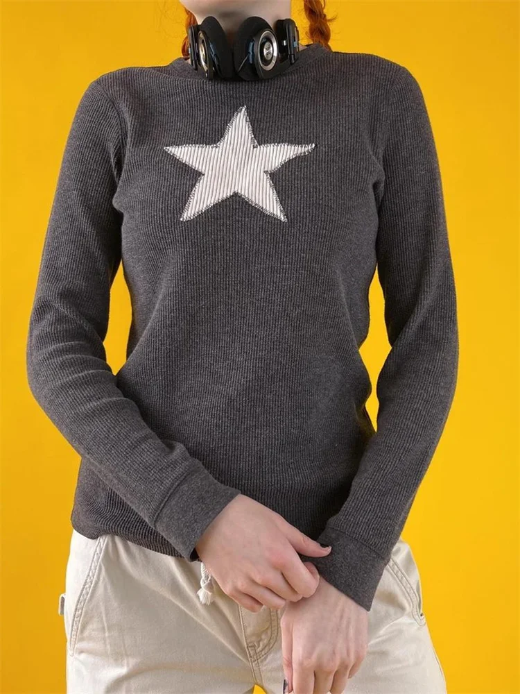 Футболки в стиле ретро Y2K, топы, готические гранж-звезды, лоскутные футболки, Осенние винтажные пуловеры с длинным рукавом для женщин 2022
Футболки в стиле ретро Y2K, топы, готические гранж-звезды, лоскутные футболки, Осенние винтажные пуловеры с длинным рукавом для женщин 2022