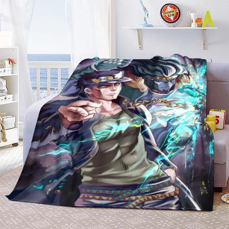 Sofa Bedspread Couch Home Living Room Decor Blanket Soft Anime JoJo Bizarre Adventure Print Flannel Throw Warm Summer Blankets
Sofa Bedspread Couch Home Living Room Decor Blanket Soft Anime JoJo Bizarre Adventure Print Flannel Throw Warm Summer Blankets