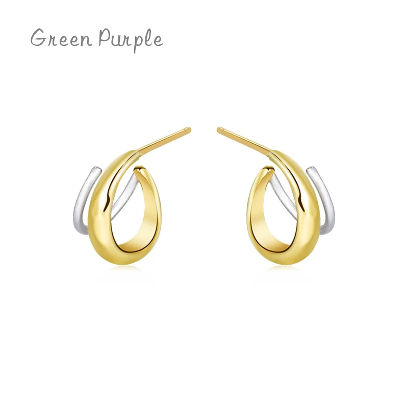 Green Purple Real 925 Sterling Silver C Shape Design Charm Stud Earrings For Women Grils 14k Gold Plated Fine Jewelry CE1785
Green Purple Real 925 Sterling Silver C Shape Design Charm Stud Earrings For Women Grils 14k Gold Plated Fine Jewelry CE1785