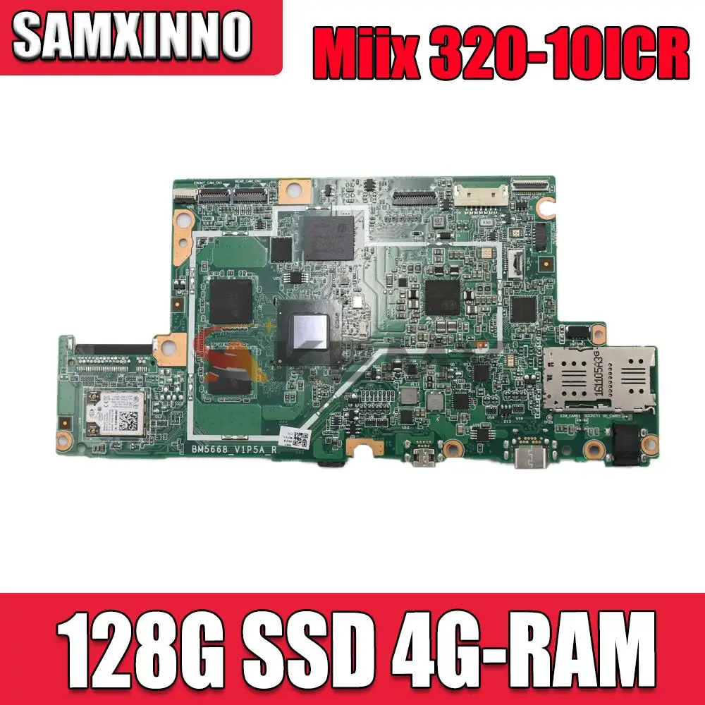 Материнская плата для Lenovo ideapad Miix 320-10ICR bm5668 _ vip5a R с процессором 80XFZ8350 RAM 4G SSD 128G 100%
