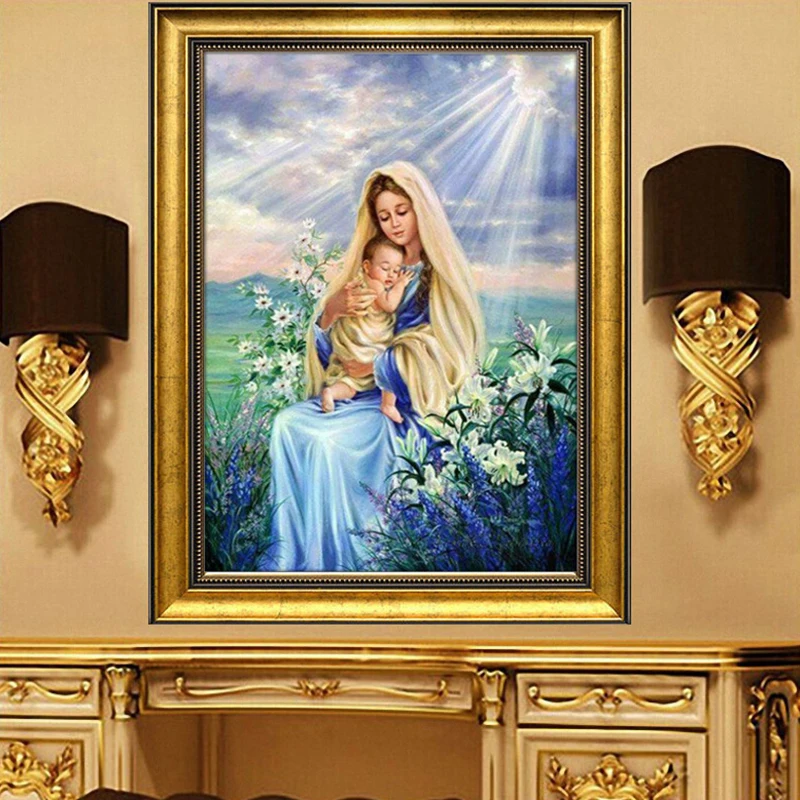 5D Diamond Painting Virgin Mary Full Diamond Art Embroidery Diy Large Living Room Office Home Decore Diamond Cross Stitch Kits 
5D Diamond Painting Virgin Mary Full Diamond Art Embroidery Diy Large Living Room Office Home Decore Diamond Cross Stitch Kits