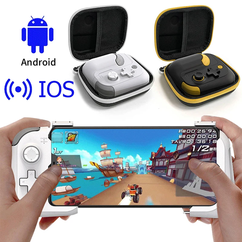 Portable For Android iOS Mobile Phone Gamepad Bluetooth Game Controller Joystick Game Control For iPhone Huawei with Storage Bag
Portable For Android iOS Mobile Phone Gamepad Bluetooth Game Controller Joystick Game Control For iPhone Huawei with Storage Bag