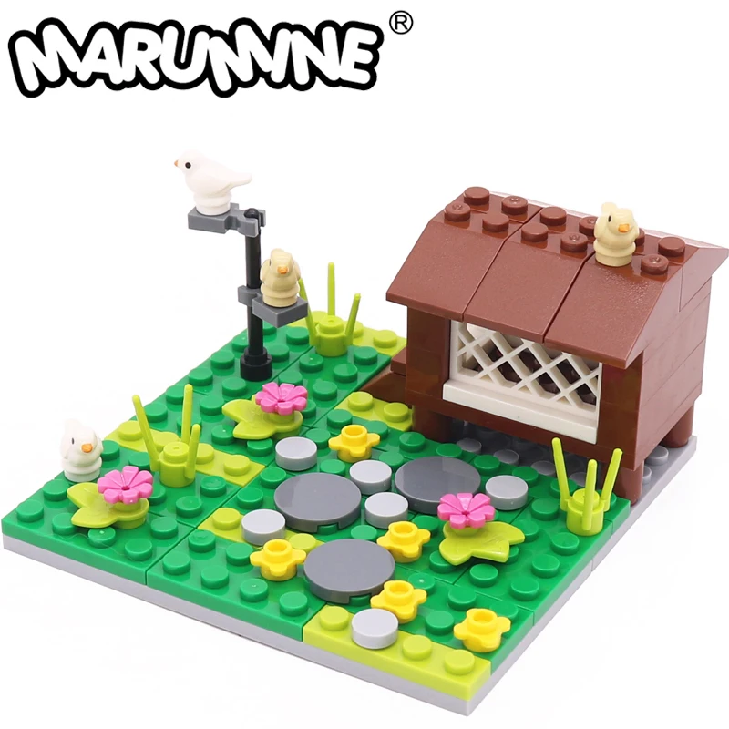Marumine Farm Brick Animal Set MOC 75PCS Birdhouse Henhouse Cowshed Ranch Building Blocks Accessories DIY Classic Model Toy Gift
Marumine Farm Brick Animal Set MOC 75PCS Birdhouse Henhouse Cowshed Ranch Building Blocks Accessories DIY Classic Model Toy Gift