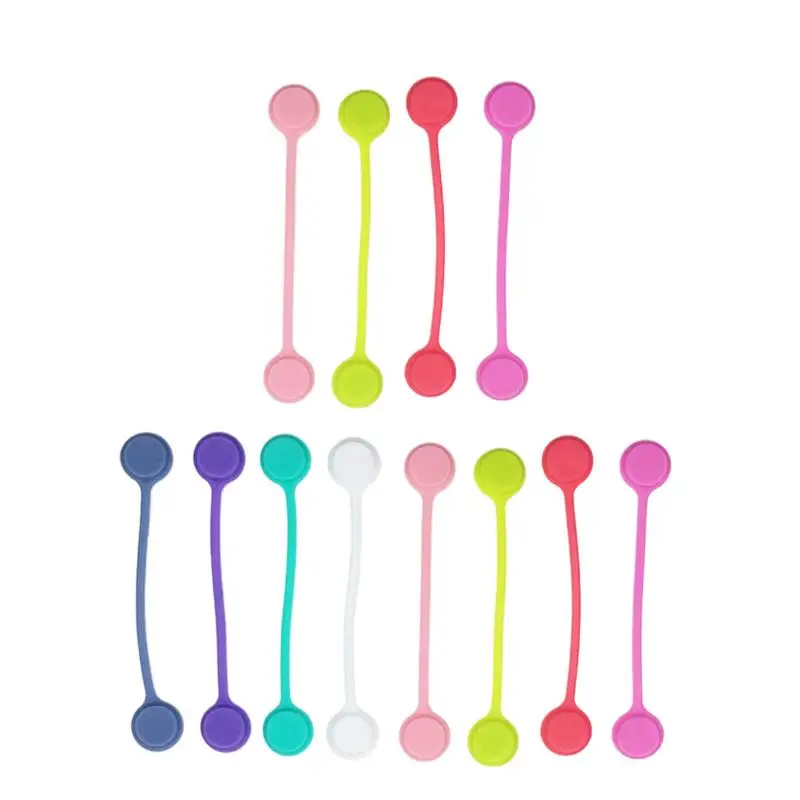 12Pcs Wire Holder Magnetic Headphone Cord Earphone Winder Silicone Wire Wrap Ties Magnet Cable Organizer (Random Color)
12Pcs Wire Holder Magnetic Headphone Cord Earphone Winder Silicone Wire Wrap Ties Magnet Cable Organizer (Random Color)