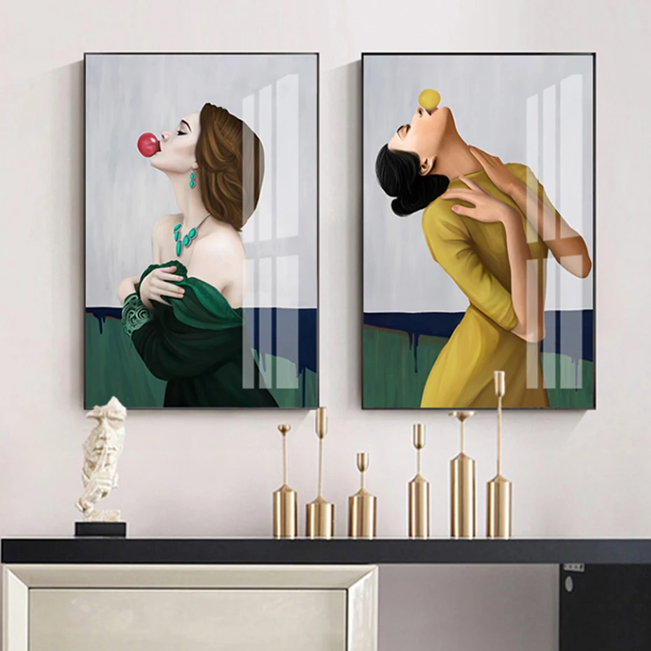 Modern Fashion Women Girl Poster Canvas Paintings Wall Art Print Pictures Interior for Hallway Living Room Home Decor
Modern Fashion Women Girl Poster Canvas Paintings Wall Art Print Pictures Interior for Hallway Living Room Home Decor
