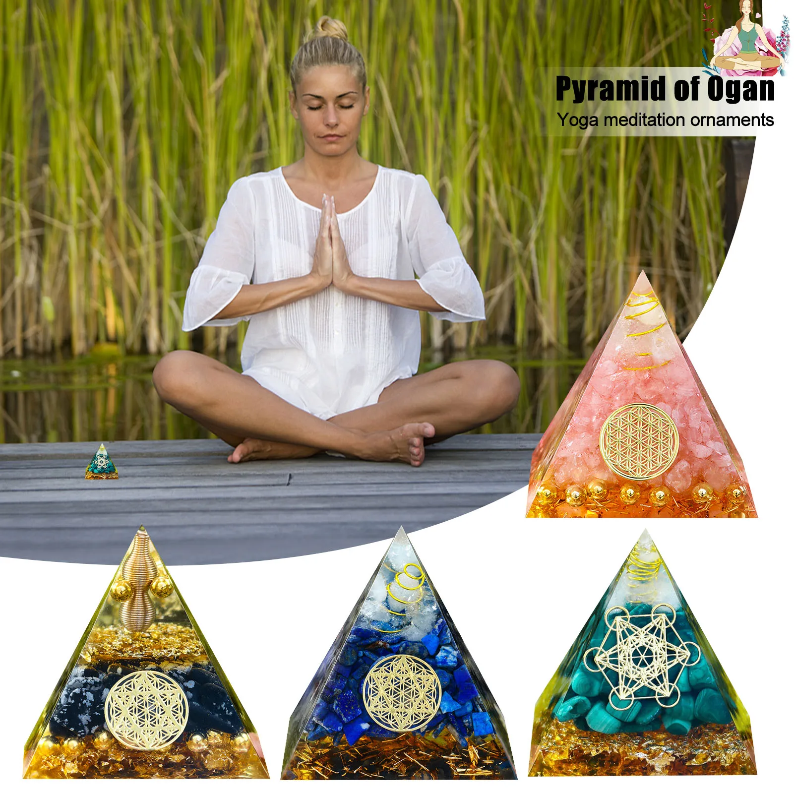 New Energy Generator Orgone Pyramid Healing Natural Crystal Reiki Chakra Generator Stone Meditation Tool Office Decorations
New Energy Generator Orgone Pyramid Healing Natural Crystal Reiki Chakra Generator Stone Meditation Tool Office Decorations