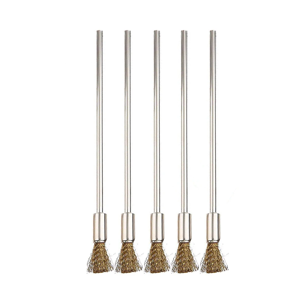 10 Pcs Polishing Brush 3mm Shank 100mm Brass Stainless Steel Wire Brushes For Metal Cleaning Dusting Grinding Grinder Parts
10 Pcs Polishing Brush 3mm Shank 100mm Brass Stainless Steel Wire Brushes For Metal Cleaning Dusting Grinding Grinder Parts