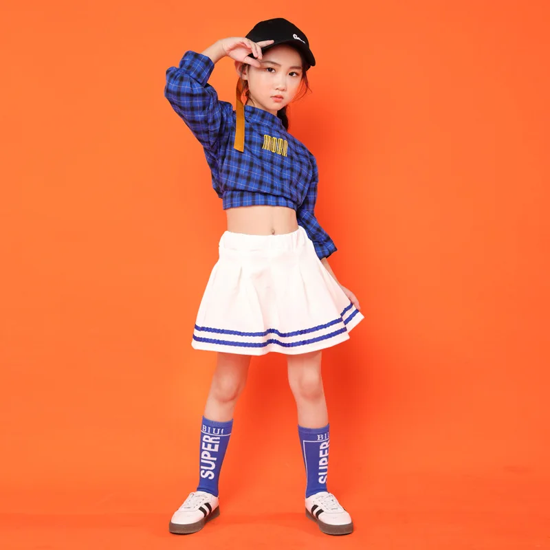 Jazz Dance Cosotume for Girl Crop Tops Hip Hop Dance Costume Children Street Dance Clothing Kids Stage Show Clothes Outfit
Jazz Dance Cosotume for Girl Crop Tops Hip Hop Dance Costume Children Street Dance Clothing Kids Stage Show Clothes Outfit