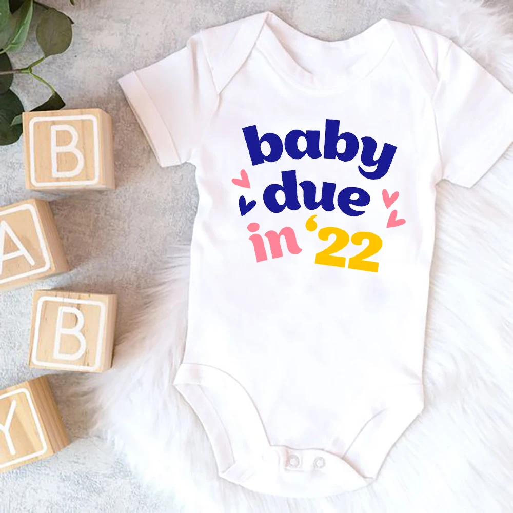 Baby Due In 22 Toddler Baby Short Sleeve Romper New Year Unisex Baby Bodysuit Summer Playsuit Infant Clothes 2022 Best Present
Baby Due In 22 Toddler Baby Short Sleeve Romper New Year Unisex Baby Bodysuit Summer Playsuit Infant Clothes 2022 Best Present