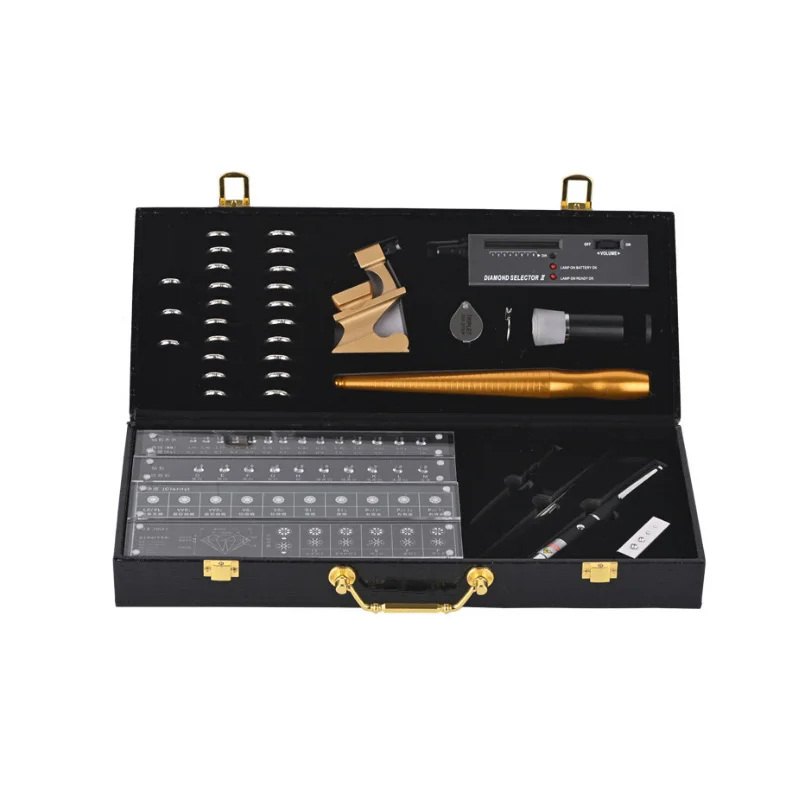 Wholesale Portable Identification Diamond Tester Set Diamond Jewelry Testing Kit Tools Diamond Tester Pen Kit Tools 
Wholesale Portable Identification Diamond Tester Set Diamond Jewelry Testing Kit Tools Diamond Tester Pen Kit Tools