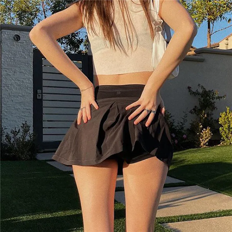 Ladies Punk Style Y2K High Waist Mini Skirt Patchwork A-line Black Skorts Skirts Cute Streetwear Short Bottoms
Ladies Punk Style Y2K High Waist Mini Skirt Patchwork A-line Black Skorts Skirts Cute Streetwear Short Bottoms