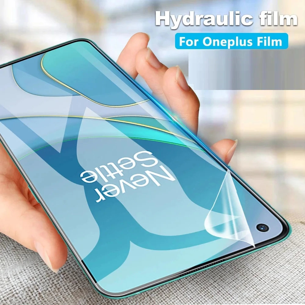 HD For Oneplus 8 pro 7T Screen Protector Hydrogel Film 1+ 9 Pro Nord 2 CE N10 5G 8T Full Cover Not Glass
HD For Oneplus 8 pro 7T Screen Protector Hydrogel Film 1+ 9 Pro Nord 2 CE N10 5G 8T Full Cover Not Glass