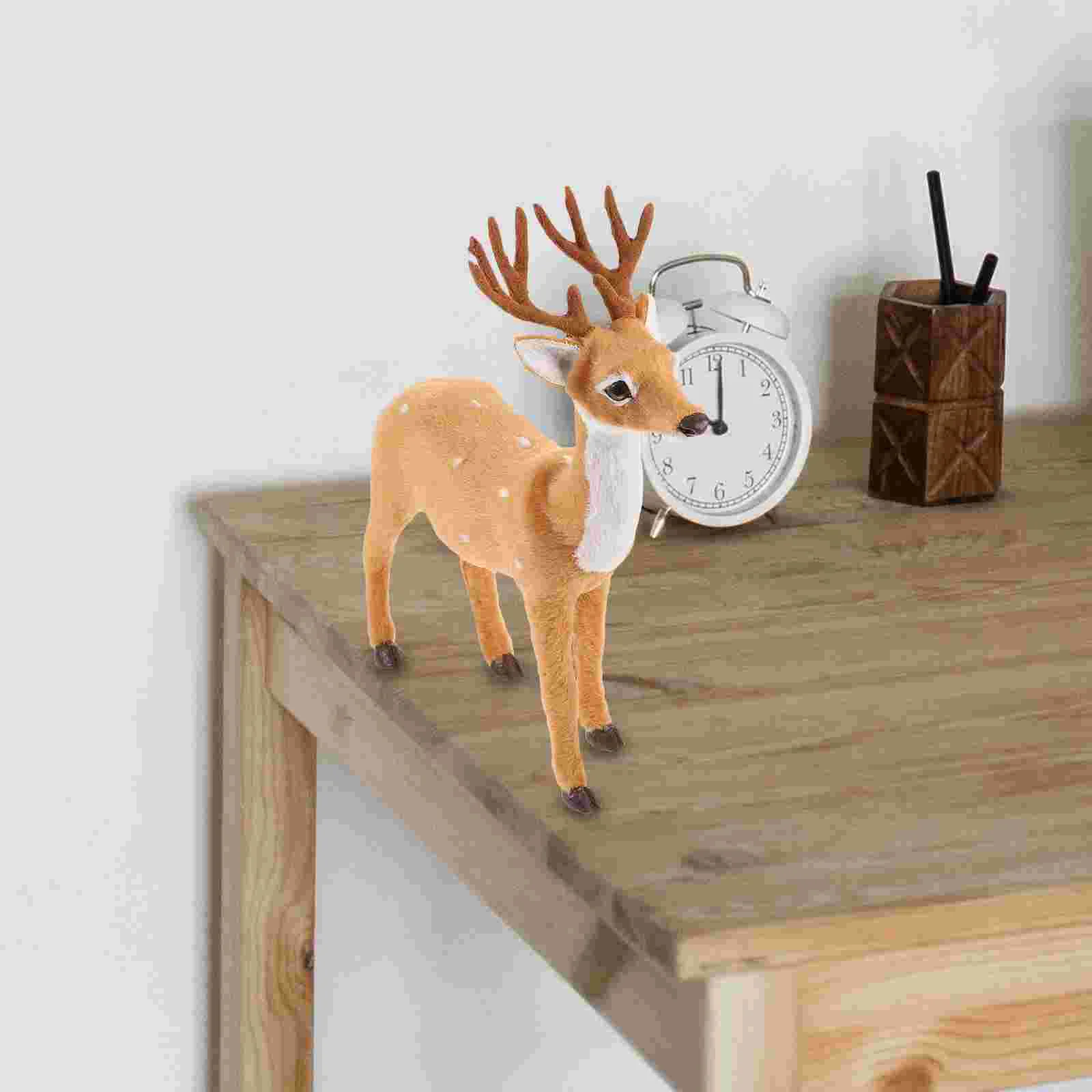 Living Room Plastic Elk Statue Bedroom Reindeer Decor Office Desktop Cabinets Decor 
Living Room Plastic Elk Statue Bedroom Reindeer Decor Office Desktop Cabinets Decor
