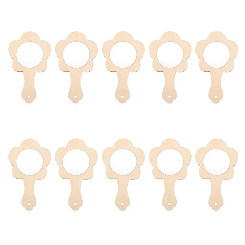 10Pcs DIY Wooden Mirror Unfinished Handheld Mirror Makeup Mirror DIY Materials for Macrame DIY Crafts Ornaments
10Pcs DIY Wooden Mirror Unfinished Handheld Mirror Makeup Mirror DIY Materials for Macrame DIY Crafts Ornaments