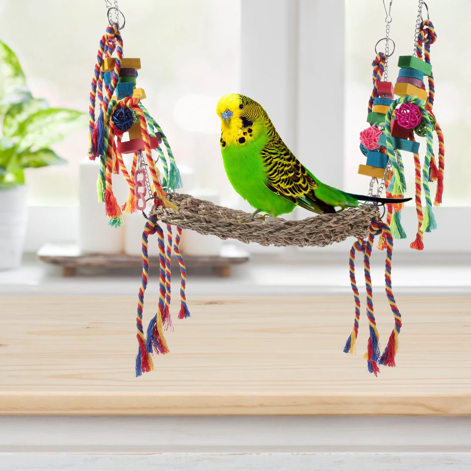Decorative Bird Hammock Chewing Parrot Net Funny Hamster Mat Chinchilla Pet Toy Plush Toys
Decorative Bird Hammock Chewing Parrot Net Funny Hamster Mat Chinchilla Pet Toy Plush Toys
