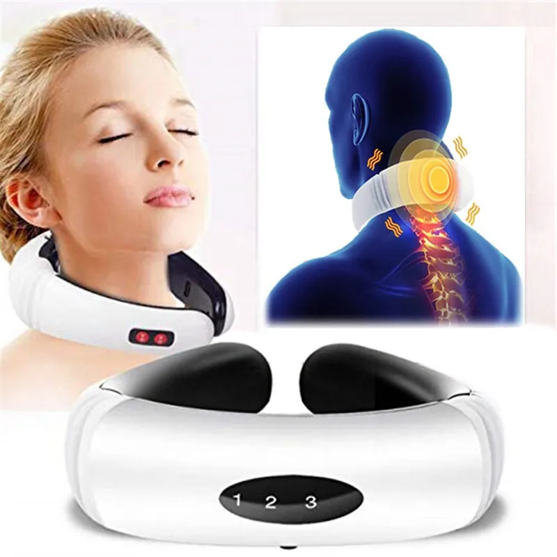Electric Pulse Neck And Back Massager Far-infrared Heating Analgesic Tool For Health Care And Relaxation
Electric Pulse Neck And Back Massager Far-infrared Heating Analgesic Tool For Health Care And Relaxation