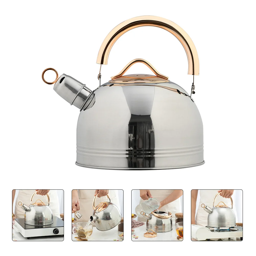 1pc Teakettle 3L Stainless Steel Boiling Water Kettle Teakettle for Restaurant Kitchen
1pc Teakettle 3L Stainless Steel Boiling Water Kettle Teakettle for Restaurant Kitchen