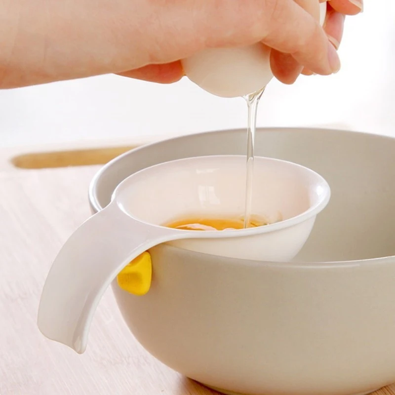 Plastic Egg White Yolk Separator Household Egg Divider Kitchen Cooking Egg Tool Filter Egg Separator Gadgets Kitchen Accessories
Plastic Egg White Yolk Separator Household Egg Divider Kitchen Cooking Egg Tool Filter Egg Separator Gadgets Kitchen Accessories