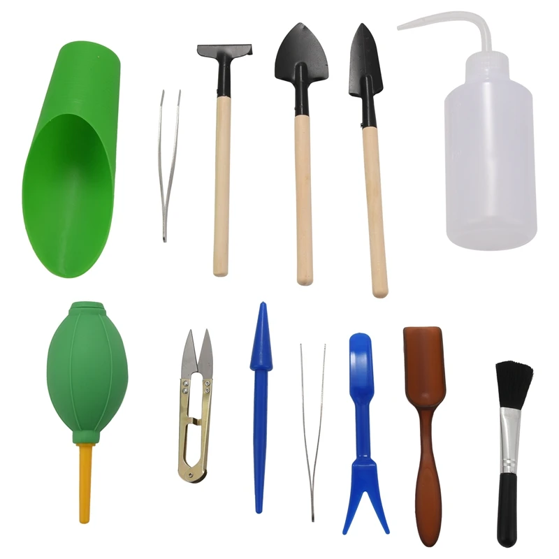 13Pcs Mini Garden Hand Tools Transplanting Tools Succulent Tools Miniature Planting Gardening Tool Set
13Pcs Mini Garden Hand Tools Transplanting Tools Succulent Tools Miniature Planting Gardening Tool Set