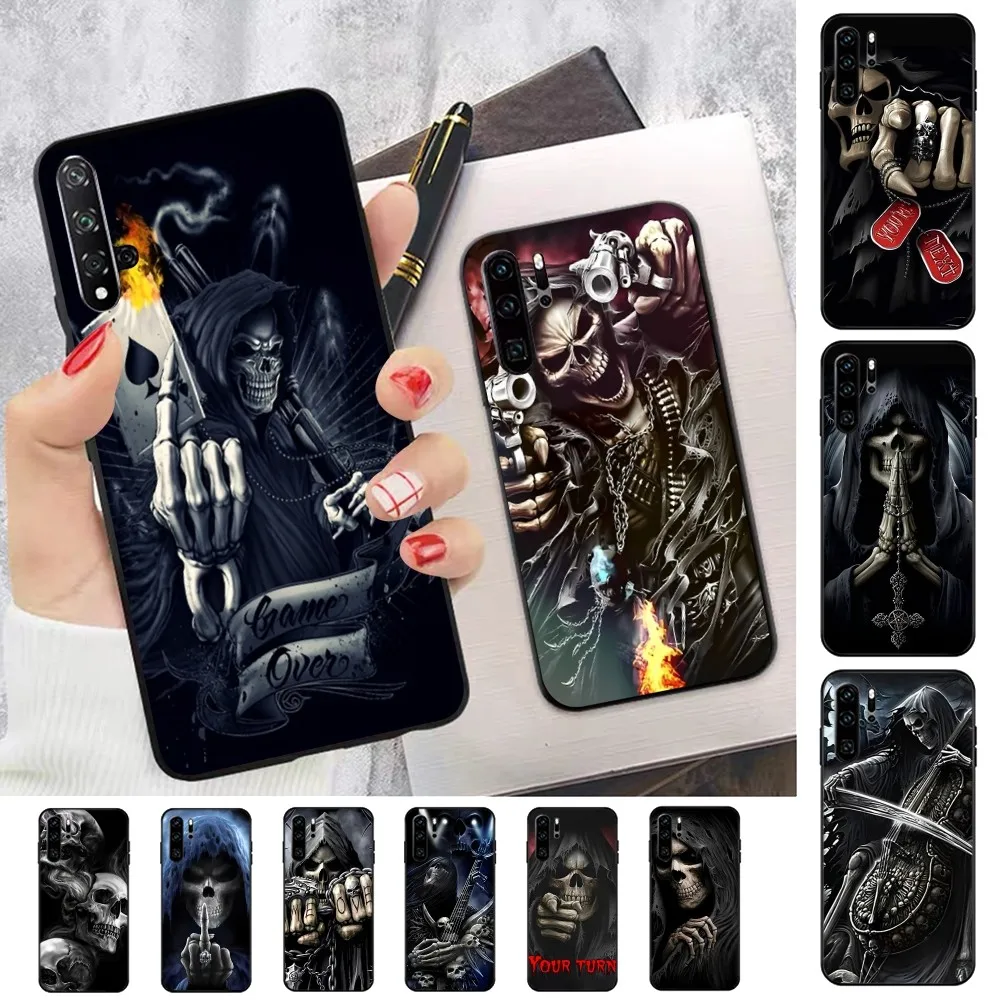 Grim Reaper Skull Skeleton Phone Case For Huawei P 8 9 10 20 30 40 50 Pro Lite Psmart Honor 10 lite 70 Mate 20lite
Grim Reaper Skull Skeleton Phone Case For Huawei P 8 9 10 20 30 40 50 Pro Lite Psmart Honor 10 lite 70 Mate 20lite