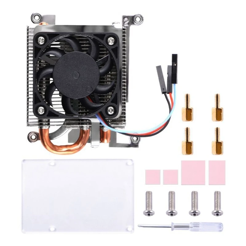 Portable ICE Tower Cooler for Raspberry 4B Multilayer Heat Sink ICE Tower Cooling 40mmFan up to 5200RPM Cooling Fan P9JB
Portable ICE Tower Cooler for Raspberry 4B Multilayer Heat Sink ICE Tower Cooling 40mmFan up to 5200RPM Cooling Fan P9JB