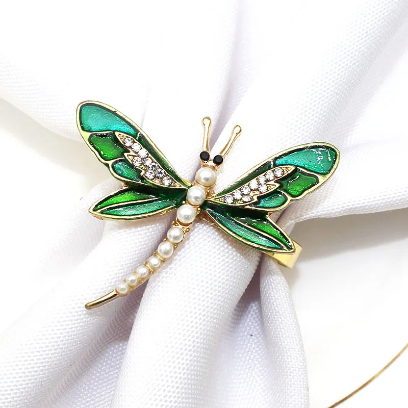 2pcs/lot New napkin ring simulation dragonfly napkin buckle holiday party desktop napkin ring wedding banquet table decoration
2pcs/lot New napkin ring simulation dragonfly napkin buckle holiday party desktop napkin ring wedding banquet table decoration