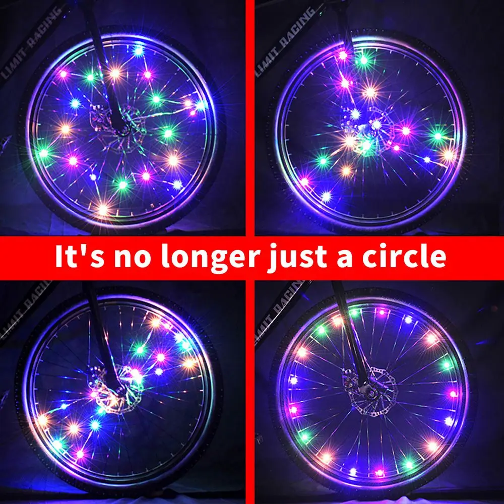 Night Cycling Sports Supplies Ribbon Light Flash Spoke Bike Tyre Tire Lamp Bicycle Spoke Light Wind Fire Wheel Lights
Night Cycling Sports Supplies Ribbon Light Flash Spoke Bike Tyre Tire Lamp Bicycle Spoke Light Wind Fire Wheel Lights