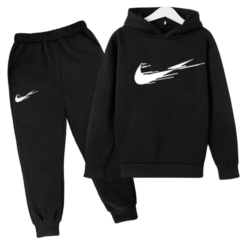 2021 New Boys and Girls Pure Color Print Hoodie Set Cotton Children's Top + Pants Boys Clothing Set 4-14 Years Old Sports Set
2021 New Boys and Girls Pure Color Print Hoodie Set Cotton Children's Top + Pants Boys Clothing Set 4-14 Years Old Sports Set