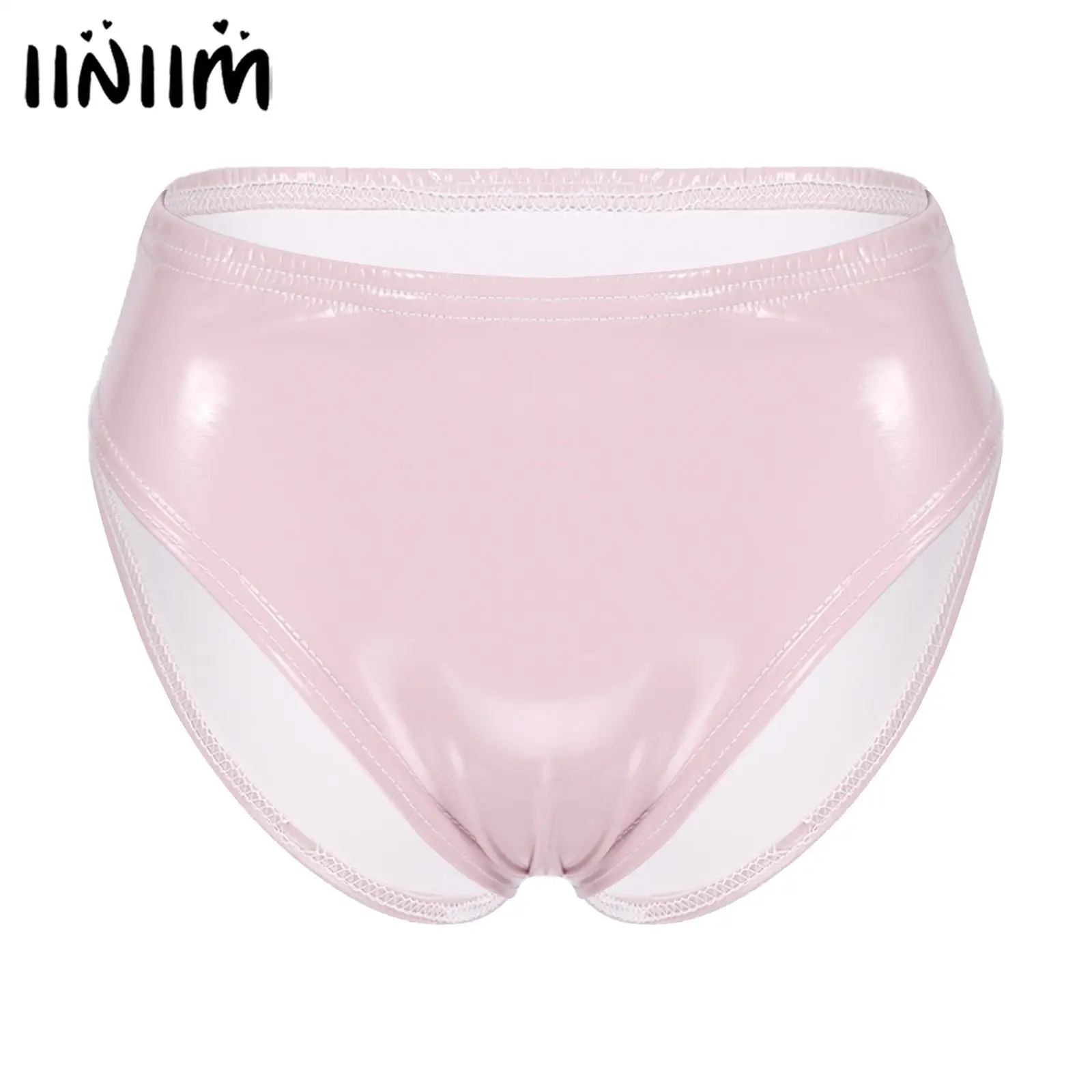 Womens Solid Color Wet Look Patent Leather Briefs Underwear Club Dancing Performance Elastic Waistband Sexy Panties Lingerie
Womens Solid Color Wet Look Patent Leather Briefs Underwear Club Dancing Performance Elastic Waistband Sexy Panties Lingerie