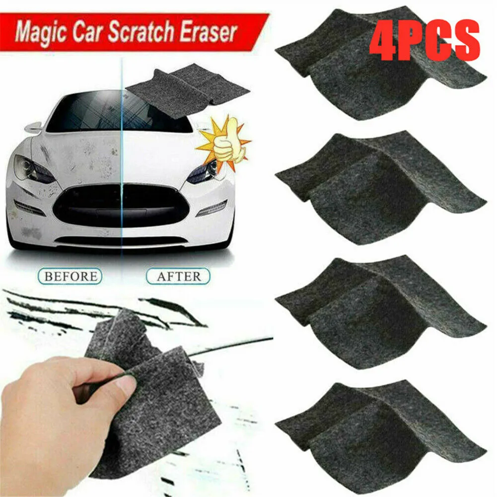 Auto Nano Car Scratch Repair Cloth 4Pcs Nano Sparkle Car Scratch Remover Cloth Scratch -Eraser Surface Repair Car Accessories
Auto Nano Car Scratch Repair Cloth 4Pcs Nano Sparkle Car Scratch Remover Cloth Scratch -Eraser Surface Repair Car Accessories