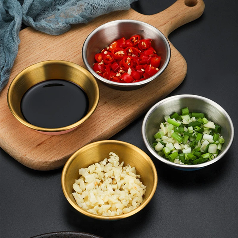 Small Stainless Steel Seasoning Dish barbecue Dipping Plate Condiment Appetizer Container Food Sauce Vinegar Soy Saucer
Small Stainless Steel Seasoning Dish barbecue Dipping Plate Condiment Appetizer Container Food Sauce Vinegar Soy Saucer