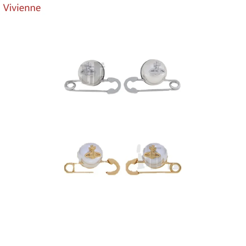 Vivienne Westwoo VVA Little Saturn New Single Pearl, Pin Women's Stud Earrings, Female Fashion Ear Jewelry
Vivienne Westwoo VVA Little Saturn New Single Pearl, Pin Women's Stud Earrings, Female Fashion Ear Jewelry