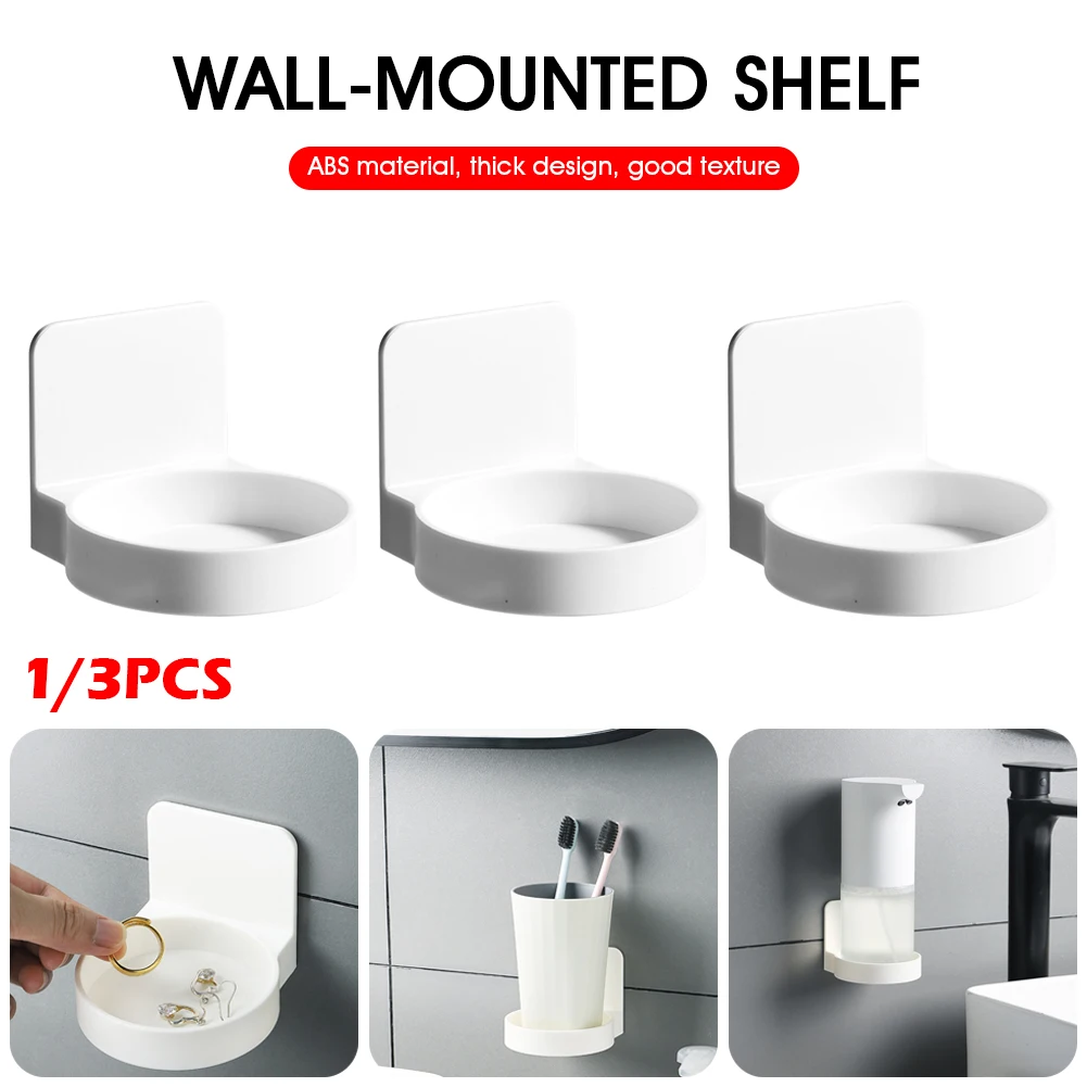 3pcs Bathroom Cup Holder Sturdy New Wall-Mounted No Drilling Electric Toothbrush Holder Self-adhesive Bottle Solid Base Cup Rack
3pcs Bathroom Cup Holder Sturdy New Wall-Mounted No Drilling Electric Toothbrush Holder Self-adhesive Bottle Solid Base Cup Rack