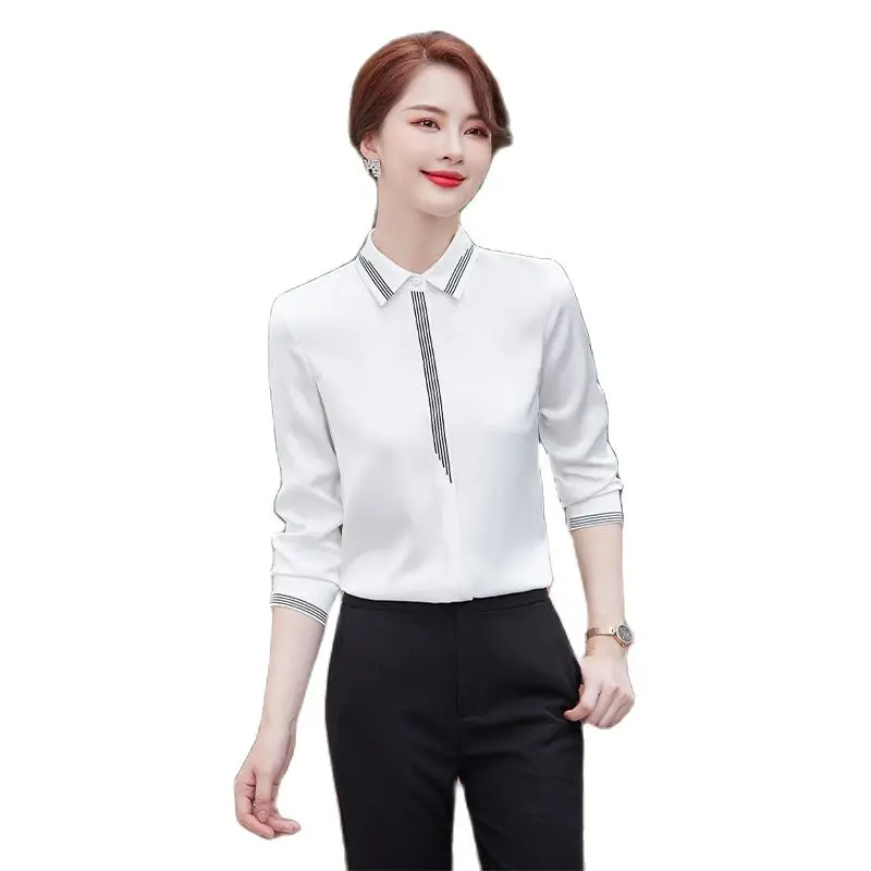 Women Shirts and Blouses 2021 Feminine Blouse Top Long Sleeve Casual White Turn-down Collar OL Style Women Blouses S-5XL
Women Shirts and Blouses 2021 Feminine Blouse Top Long Sleeve Casual White Turn-down Collar OL Style Women Blouses S-5XL