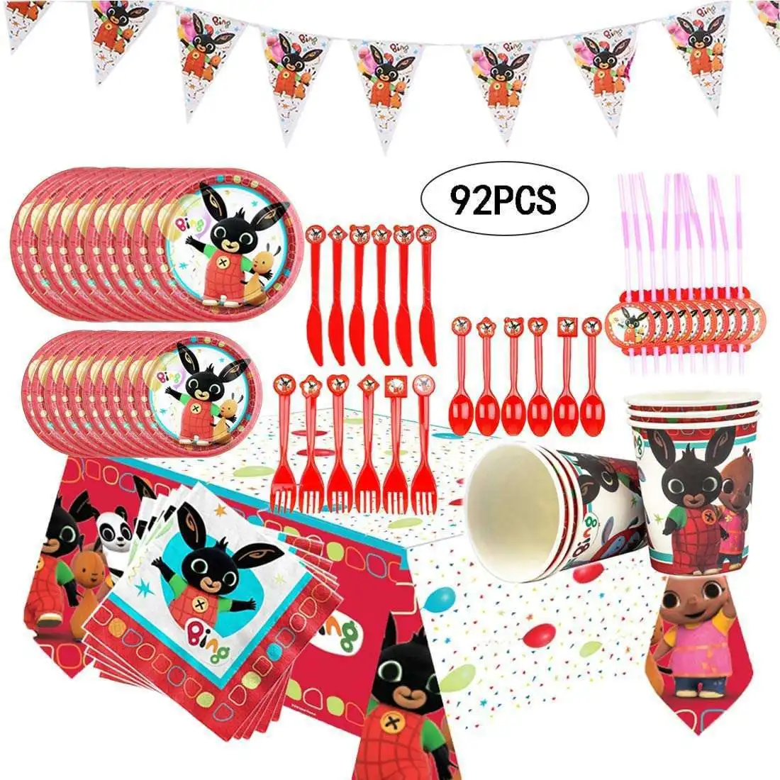Rabbit theme children's birthday party table Bulaqi paper plate tissue cup tableware set party decoration supplies
Rabbit theme children's birthday party table Bulaqi paper plate tissue cup tableware set party decoration supplies